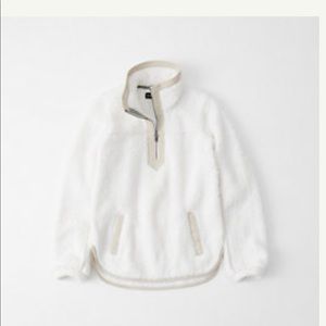 Abercrombie Sherpa 1/2 zip sweatshirt